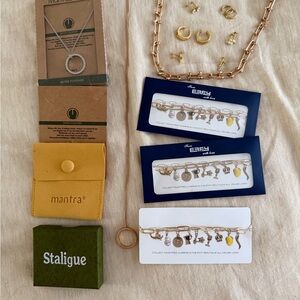 Gold and Silver Jewelry Bundle